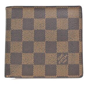 LOUIS VUITTON Portefeuille Marco Bifold Wallet Damier Leather BN N61675 66KC307
